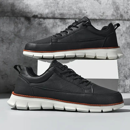 Marcus | Navy Casual Trainers