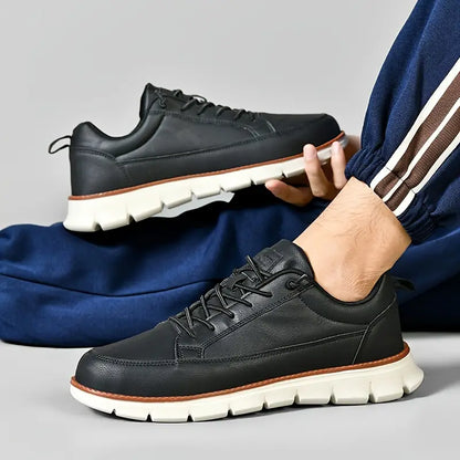 Marcus | Navy Casual Trainers