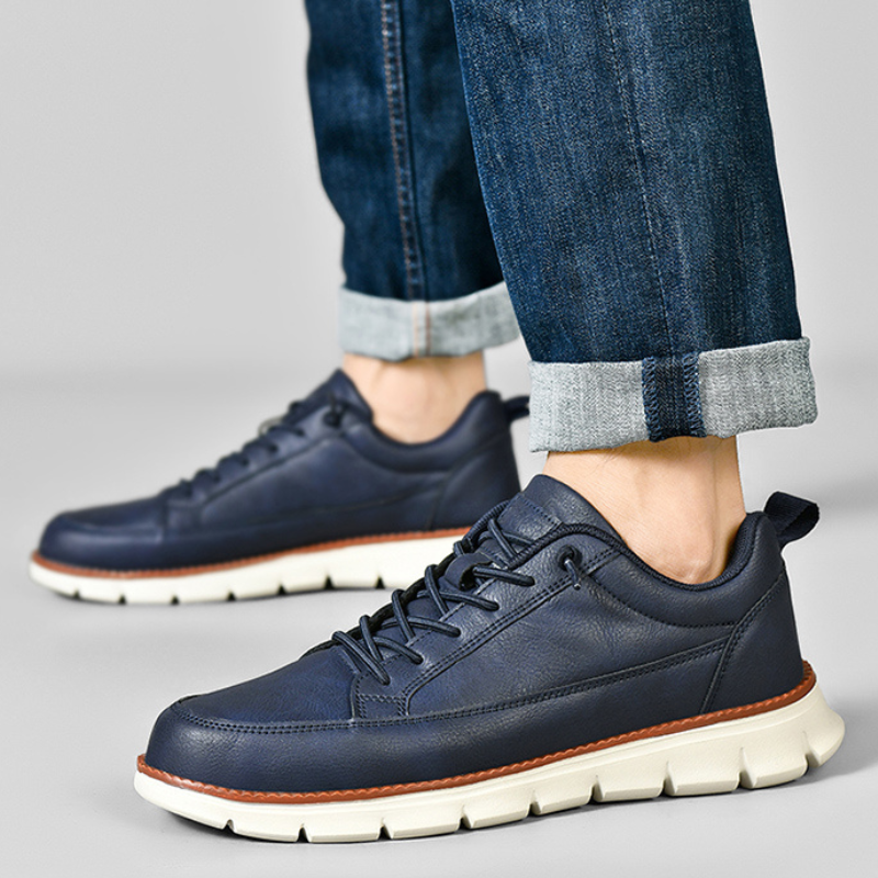 Marcus | Navy Casual Trainers