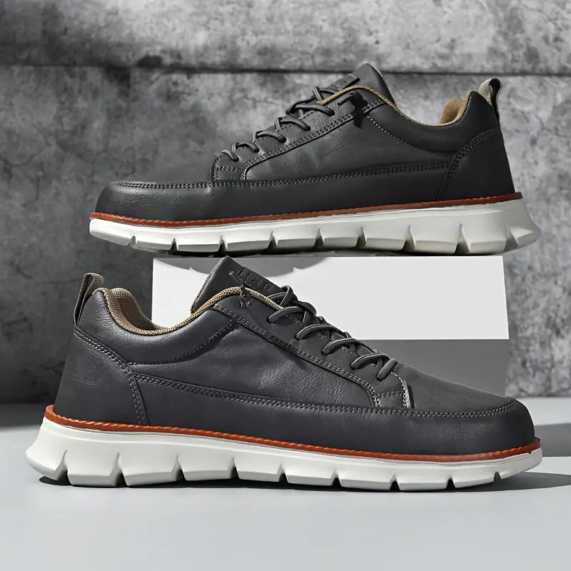 Marcus | Navy Casual Trainers