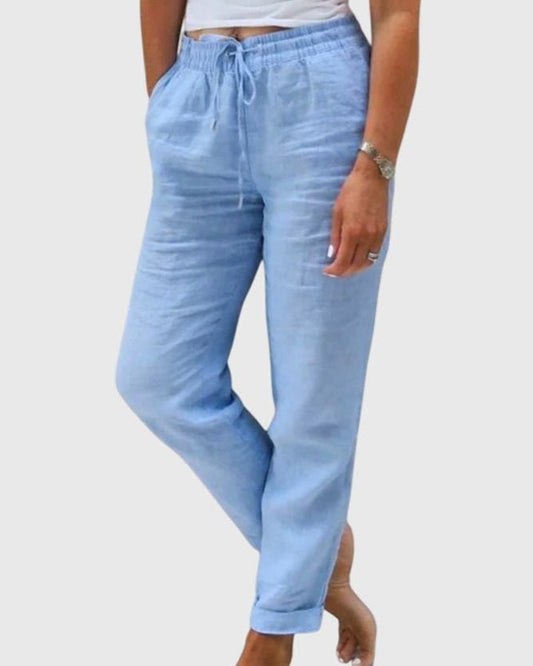 Margaret | Light Blue Relaxed Trousers