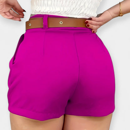 Marie | Tailored White Shorts