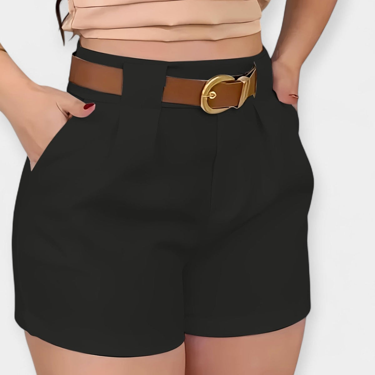 Marie | Tailored White Shorts