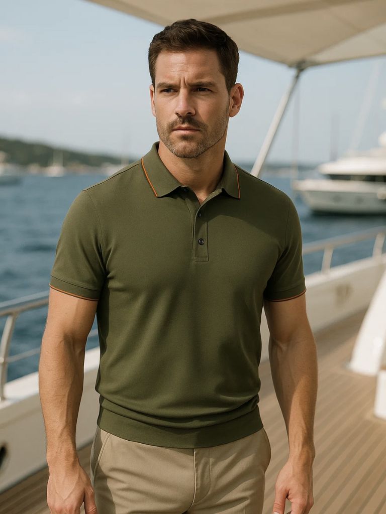 Mark | Olive Classic Polo Shirt