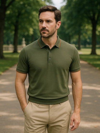 Mark | Olive Classic Polo Shirt