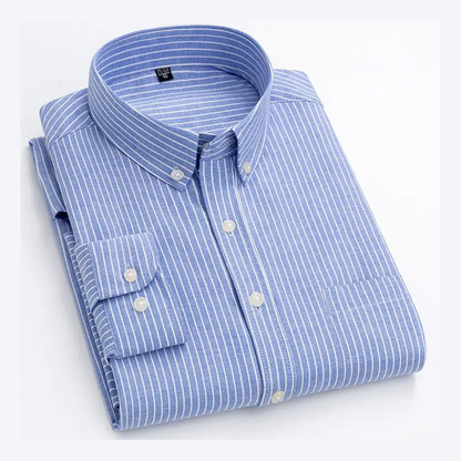 Michael | Light Blue Pinstripe Shirt