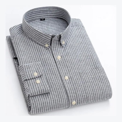 Michael | Light Blue Pinstripe Shirt
