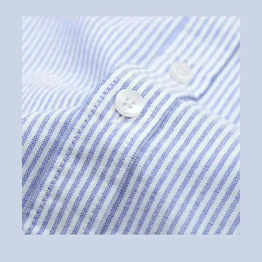 Michael | Light Blue Pinstripe Shirt