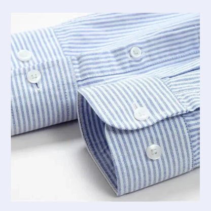 Michael | Light Blue Pinstripe Shirt