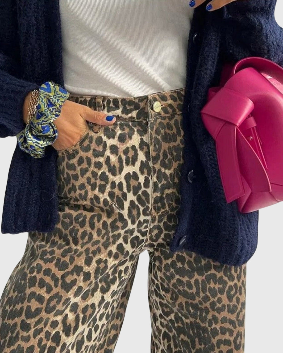 Matilda | Leopard Print Relaxed Jeans