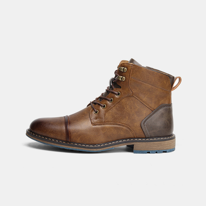 Maxwell | Grey Casual Lace-Up Boots