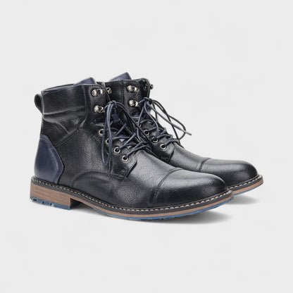 Maxwell | Grey Casual Lace-Up Boots