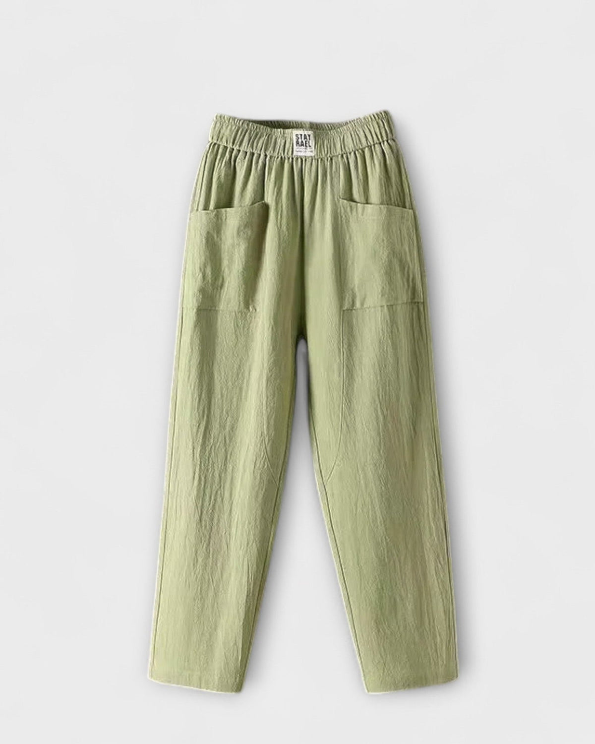 Maya | Sage Relaxed Pocket Trousers