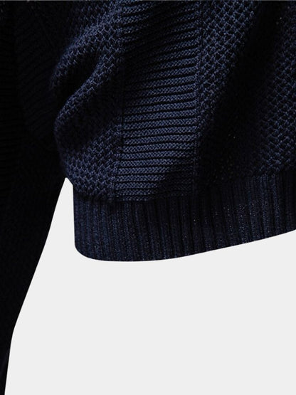 Murray | Textured Beige Knit Polo