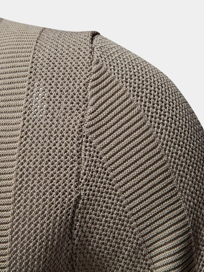Murray | Textured Beige Knit Polo