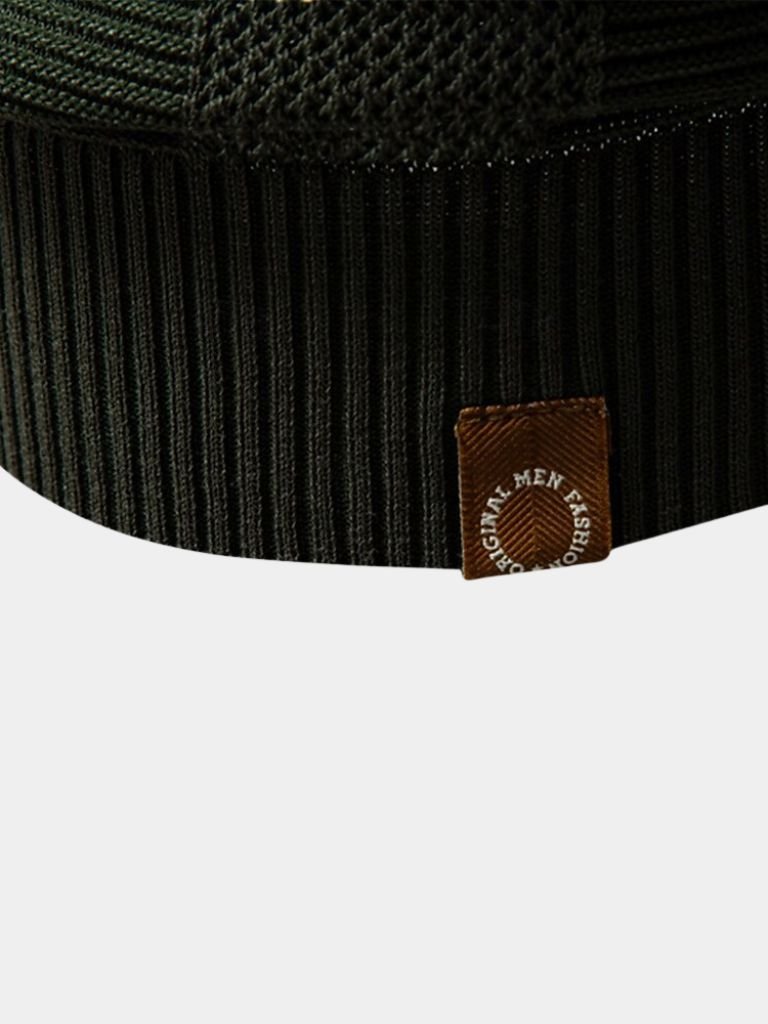 Murray | Textured Beige Knit Polo