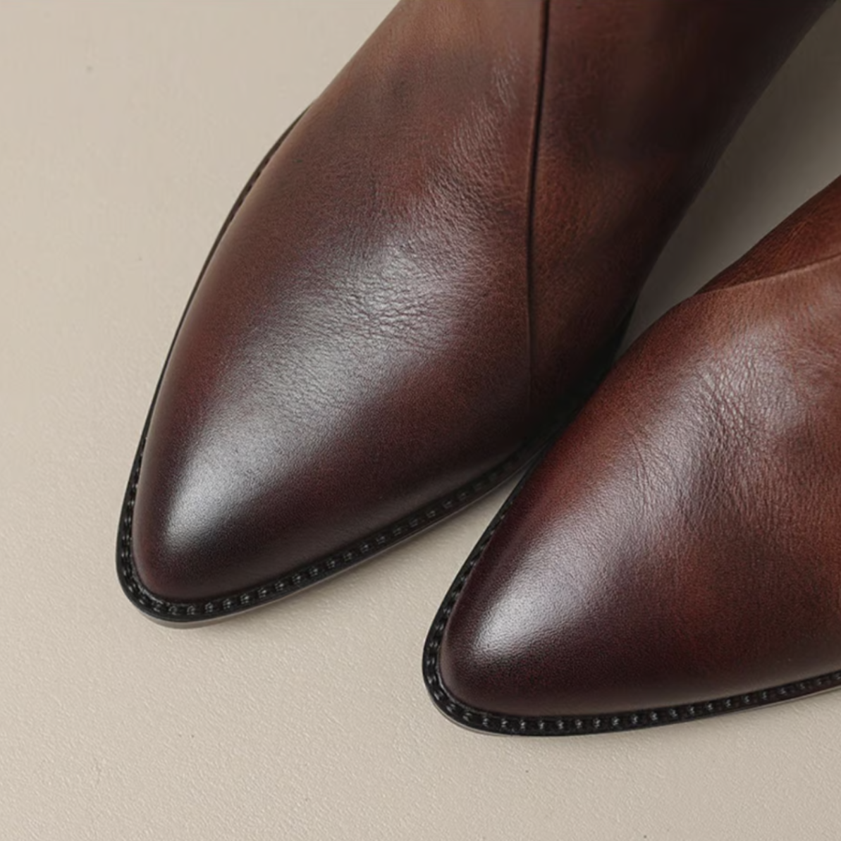 Millie | Black Pointed Ankle Boots