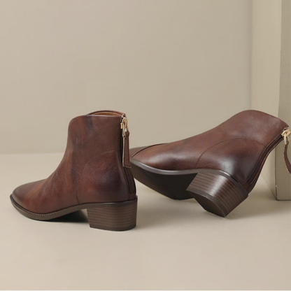 Millie | Black Pointed Ankle Boots