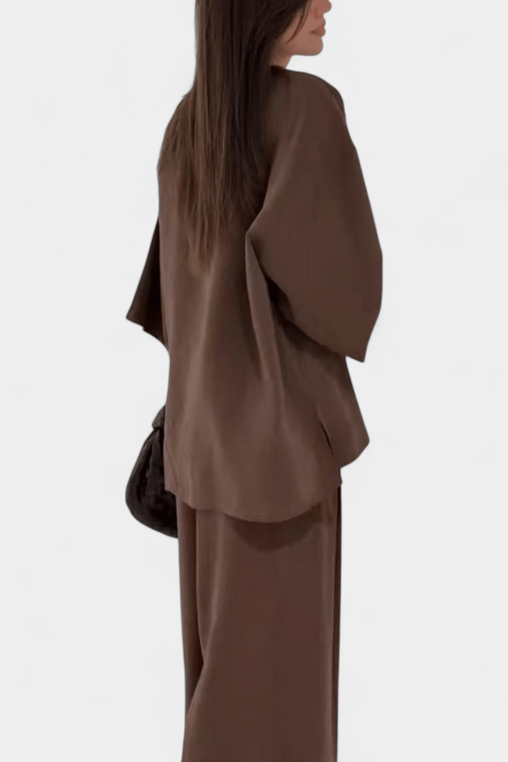 Millicent | Relaxed Long-Sleeve Trouser Set