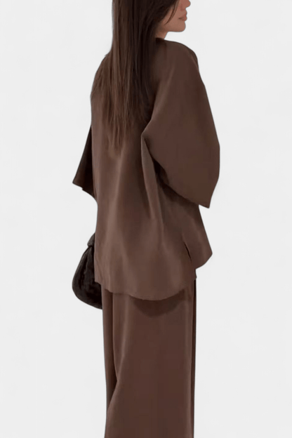 Millicent | Relaxed Long-Sleeve Trouser Set
