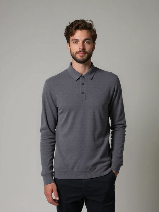 Morgan | Long-Sleeve Polo Shirt