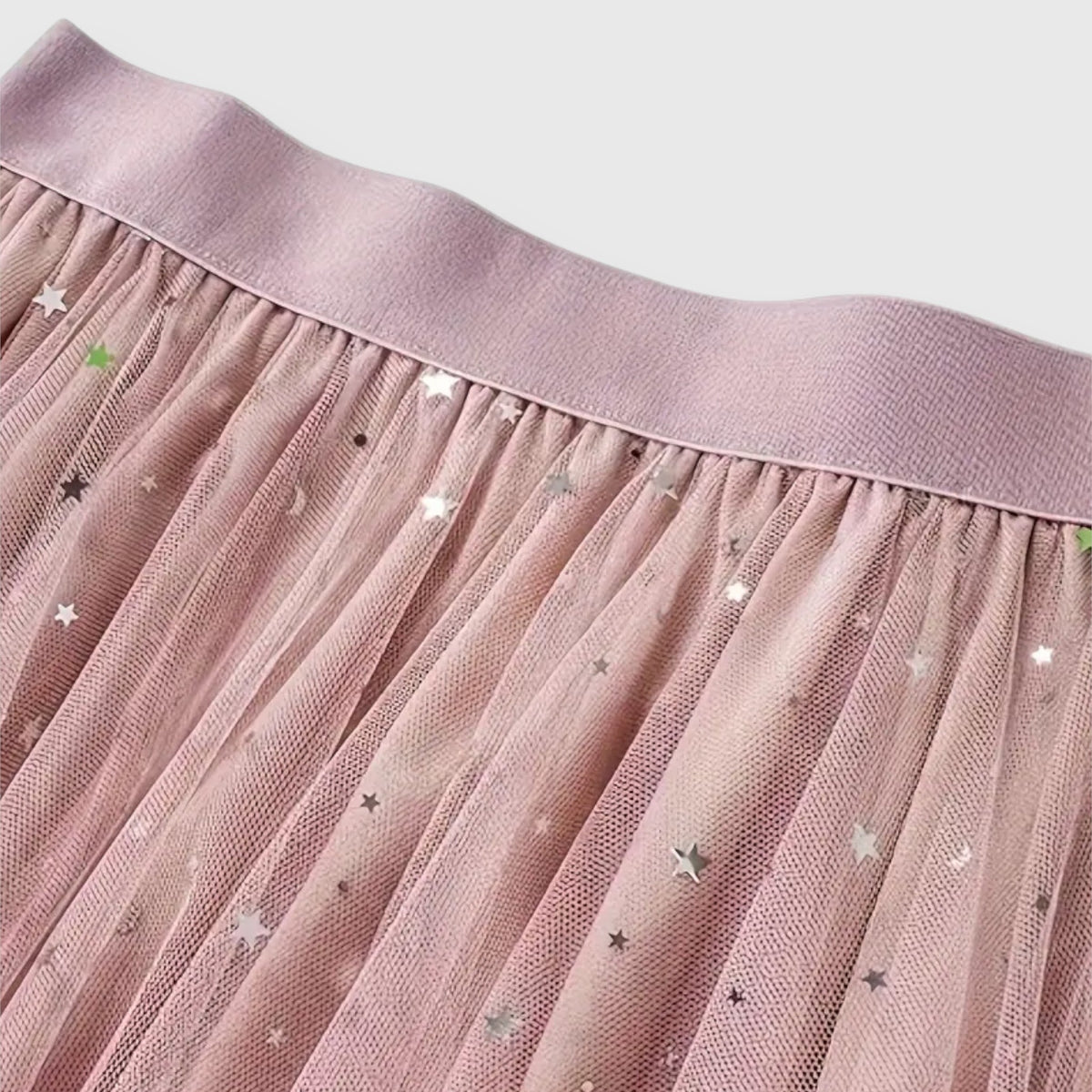 Nicole | Sequin Tulle Midi Skirt