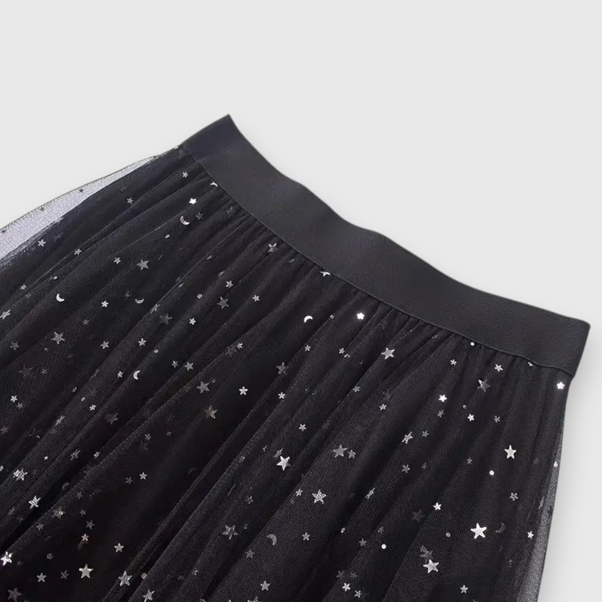 Nicole | Sequin Tulle Midi Skirt
