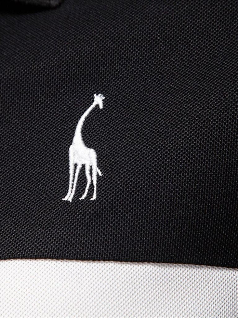 Nicholas | White Contrast-Stripe Polo
