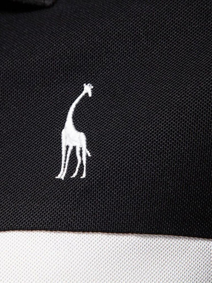 Nicholas | White Contrast-Stripe Polo