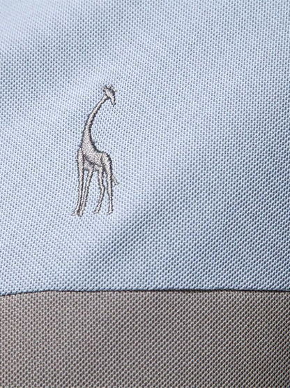 Nicholas | White Contrast-Stripe Polo