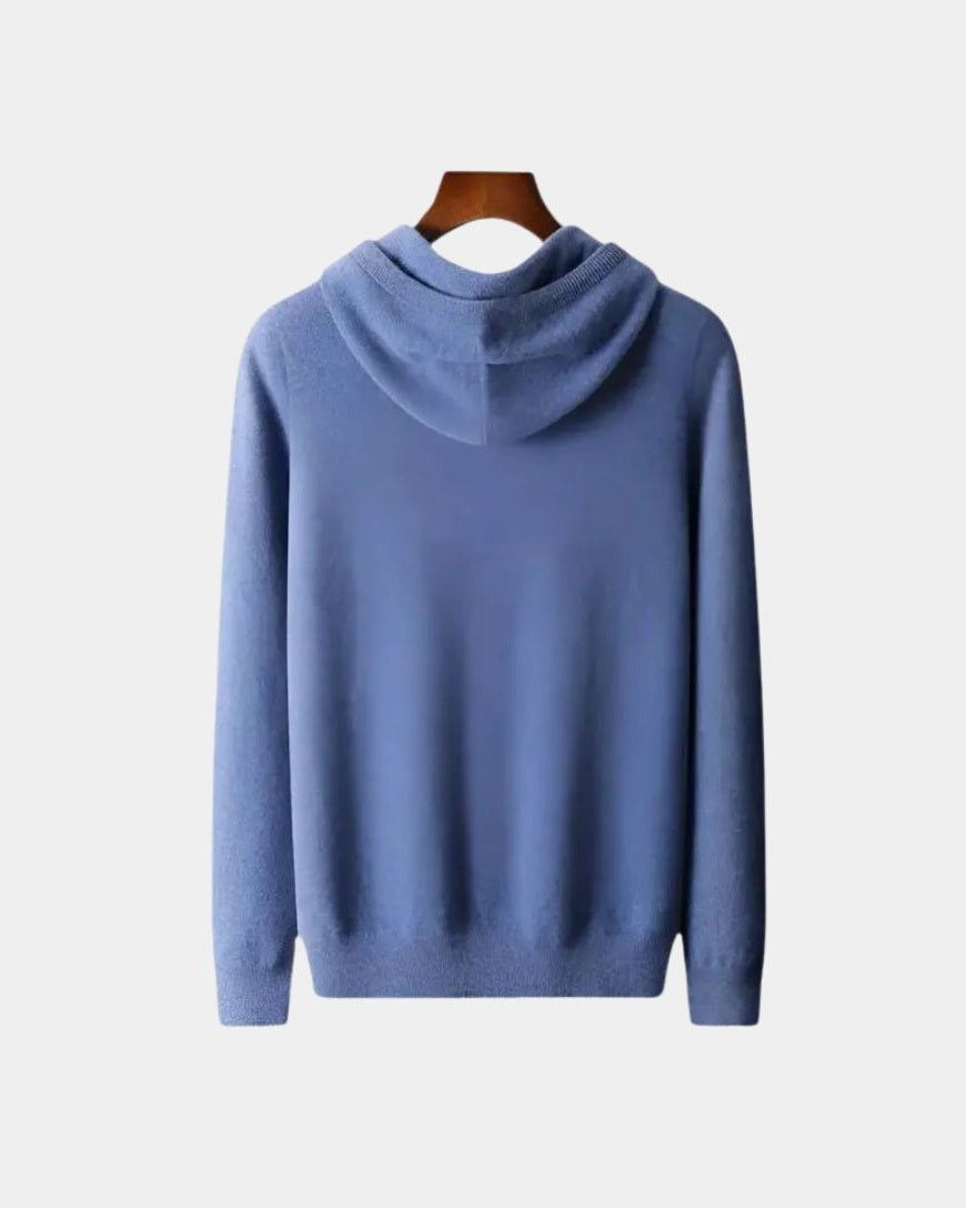 Noah | Beige Knitted Hoodie