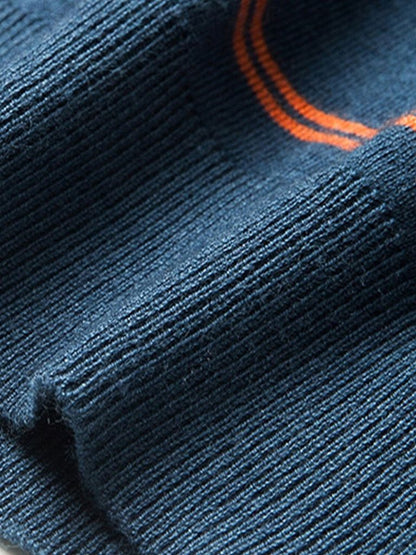 Noah | Long-Sleeve Striped Polo