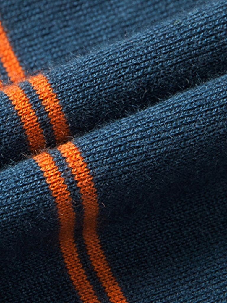 Noah | Long-Sleeve Striped Polo