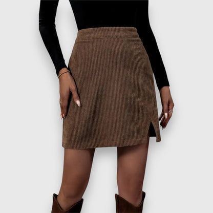 Noelle | Corduroy Mini Skirt