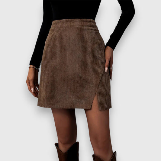 Noelle | Corduroy Mini Skirt