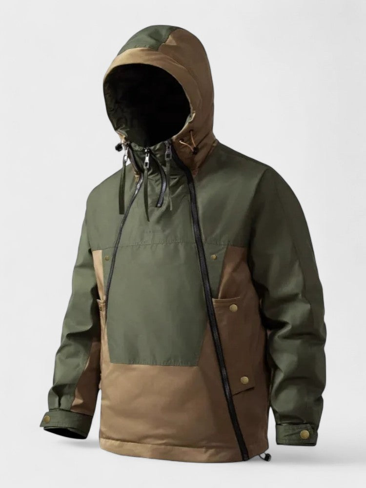 Nathan | Grey Hooded Winter Anorak