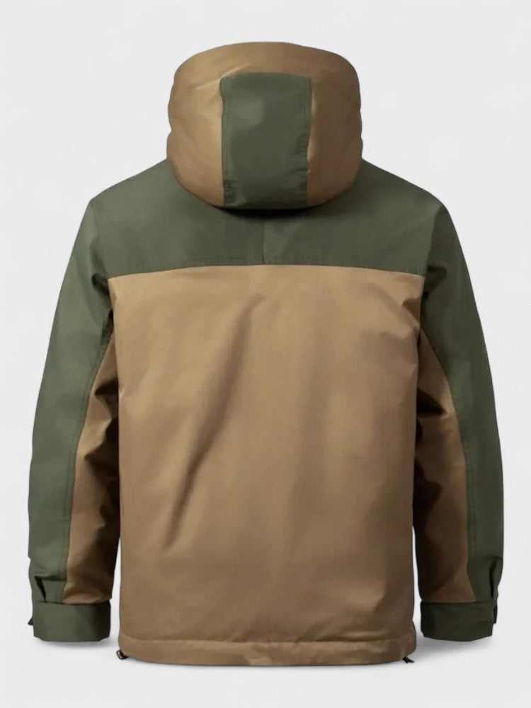 Nathan | Grey Hooded Winter Anorak