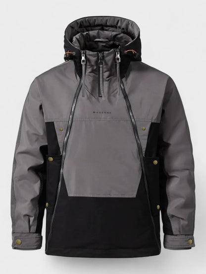 Nathan | Grey Hooded Winter Anorak