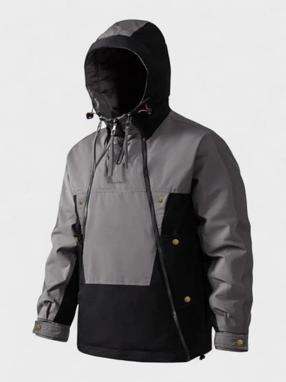Nathan | Grey Hooded Winter Anorak