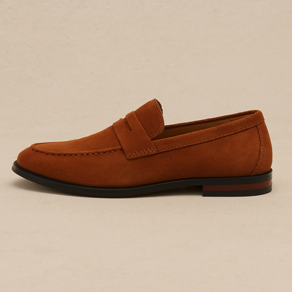 Dennis | Old-Money Suede Penny Loafers