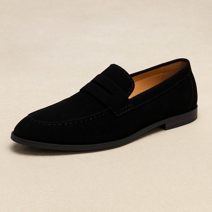 Dennis | Old-Money Suede Penny Loafers