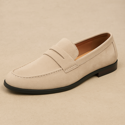 Dennis | Old-Money Suede Penny Loafers