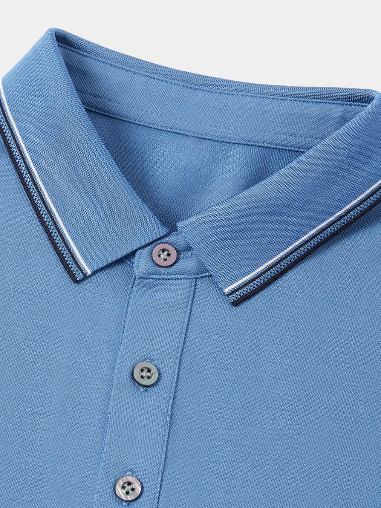 Owen | Classic Blue Polo Shirt