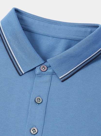 Owen | Classic Blue Polo Shirt