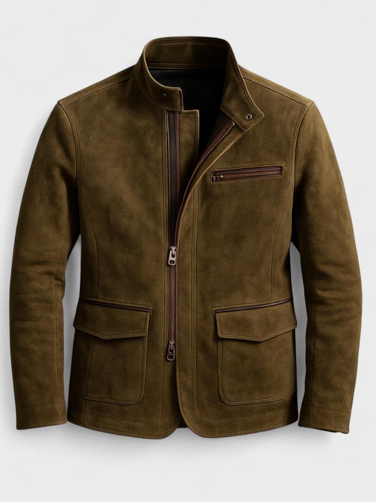 Oliver | Suede-Look Jacket