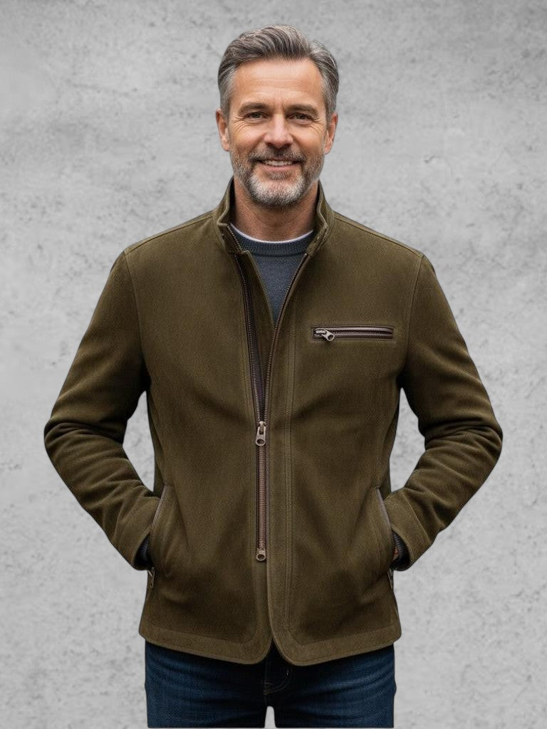 Oliver | Suede-Look Jacket