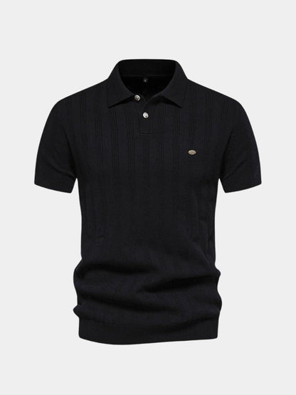Oliver | Cream Textured Knit Polo