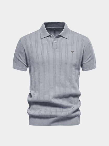 Oliver | Cream Textured Knit Polo