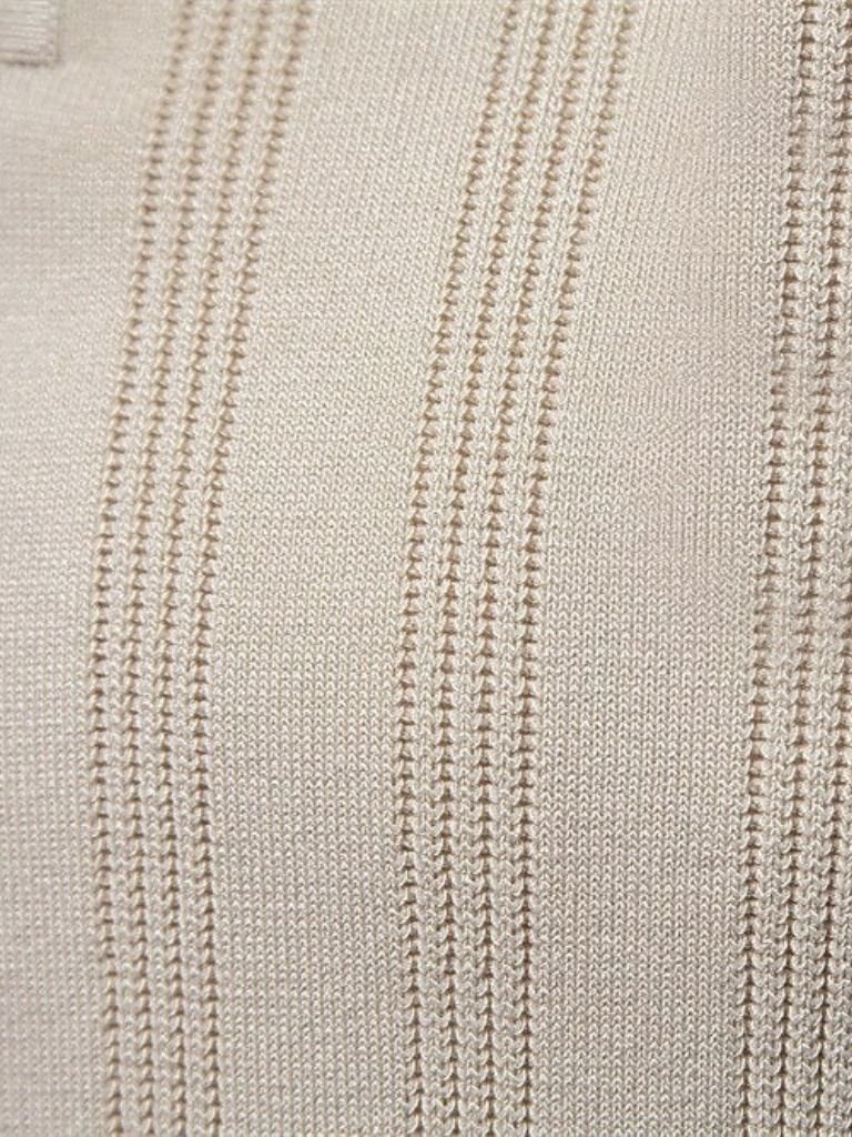 Oliver | Cream Textured Knit Polo