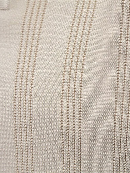 Oliver | Cream Textured Knit Polo